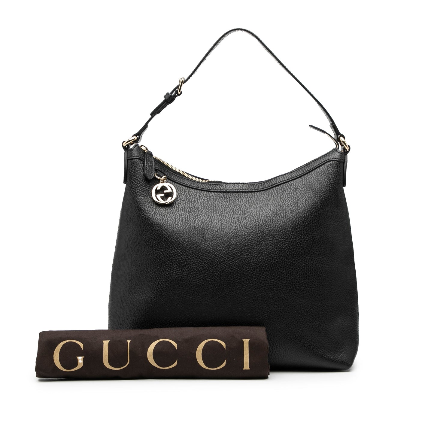 Gucci Leather GG Charm Tote