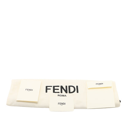Fendi FF 1974 Glazed Fabric Stamp Patch Mon Tresor Bucket Bag