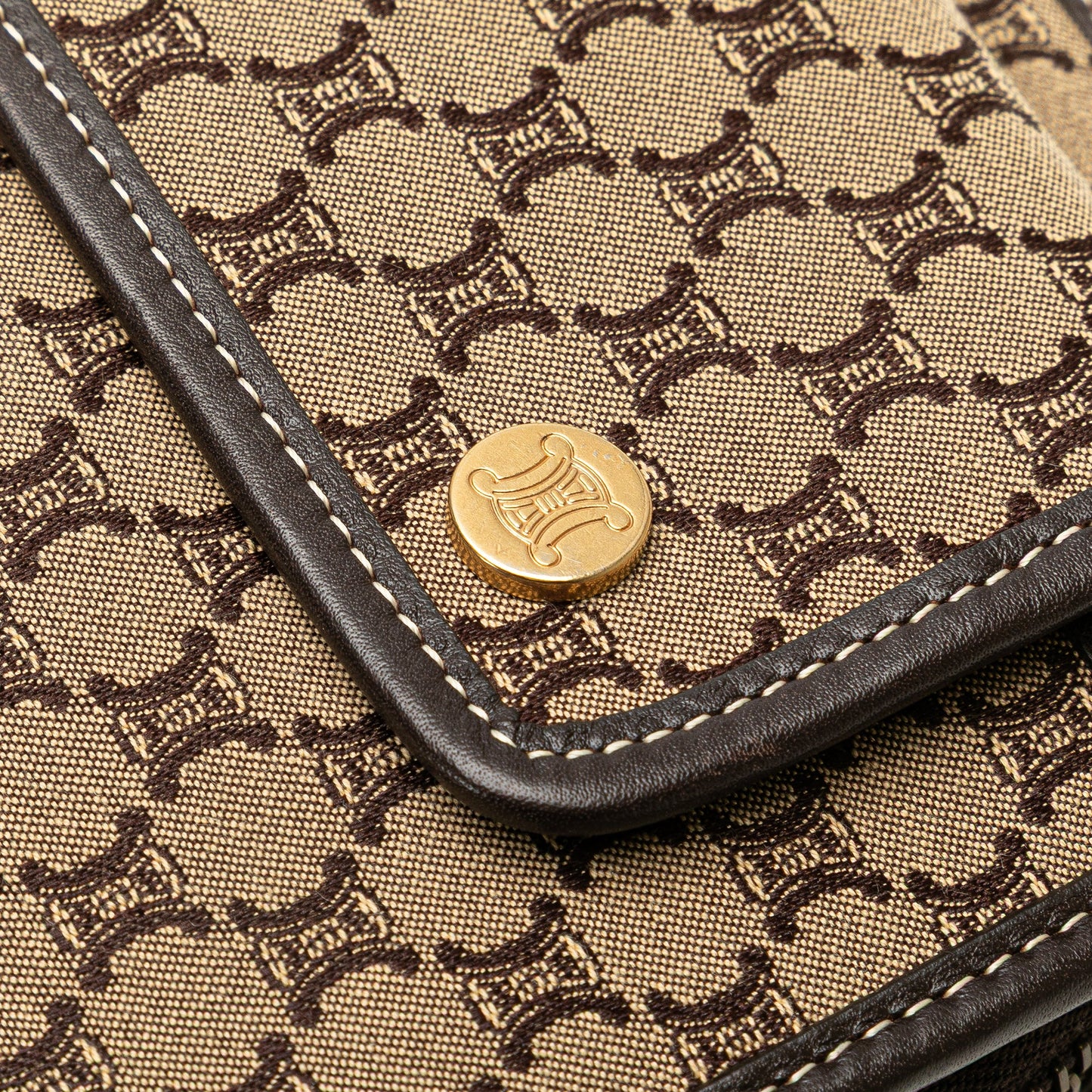 Celine Macadam Canvas Triomphe Handbag