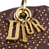 Dior Medium Lambskin Cannage Studded Supple Lady Dior