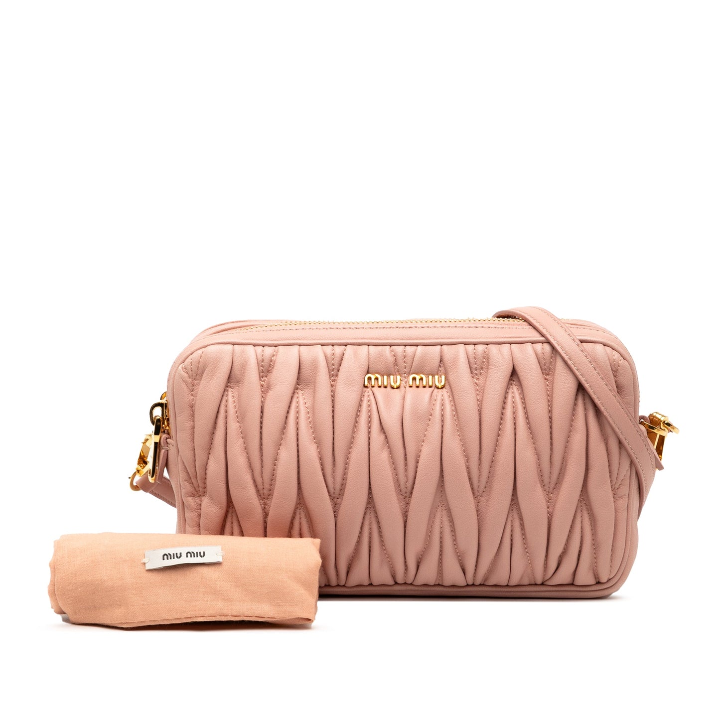 Miu Miu Matelasse Leather Crossbody