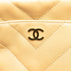 Chanel CC Chevron Quilted Lambskin Chain Shoulder Bag