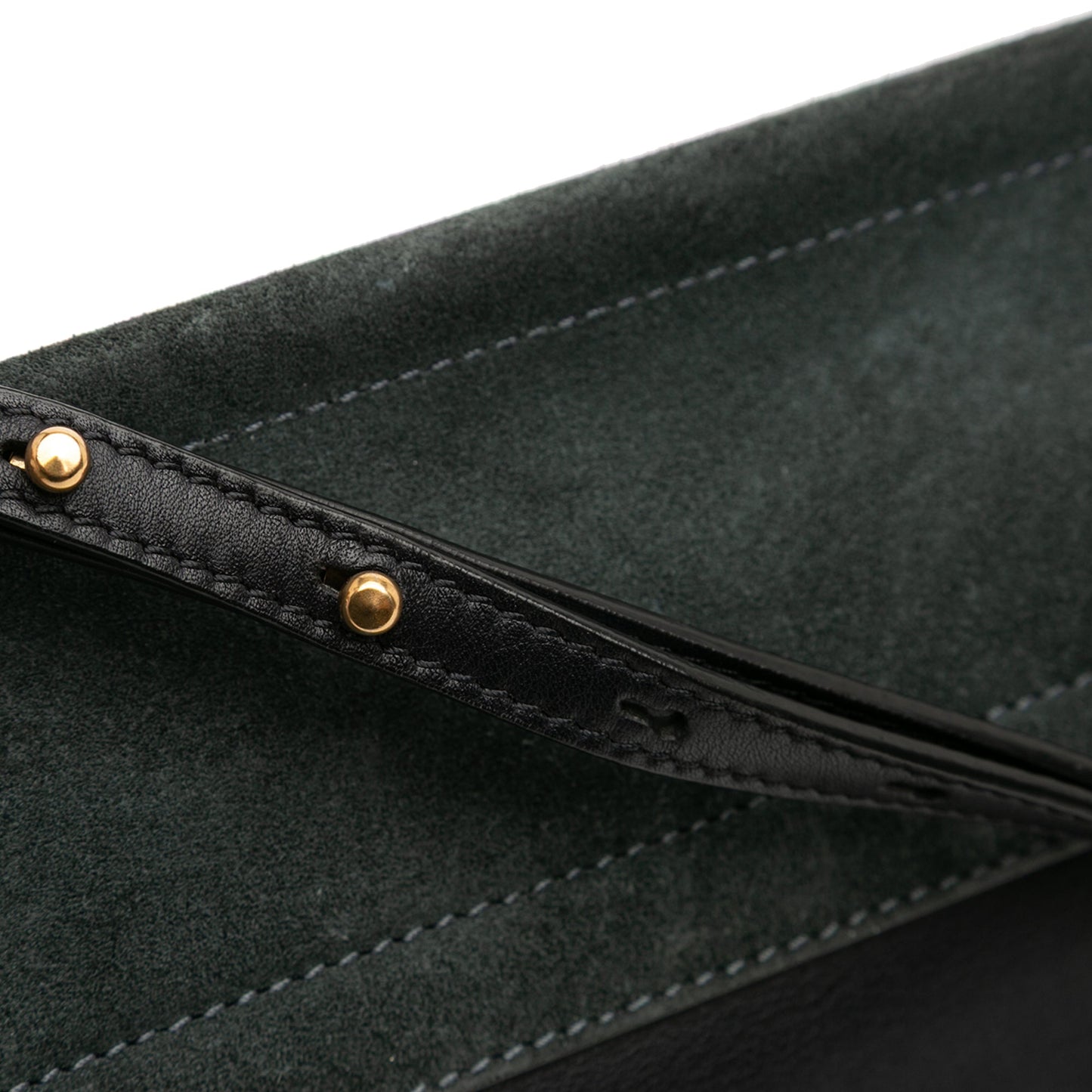 Chloé Medium Studded Suede and Calfskin Faye Crossbody