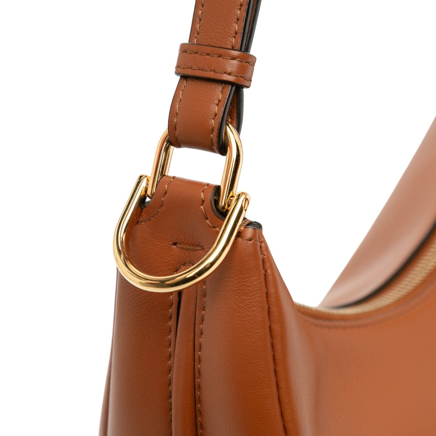 Fendi Small Leather Fendigraphy Hobo