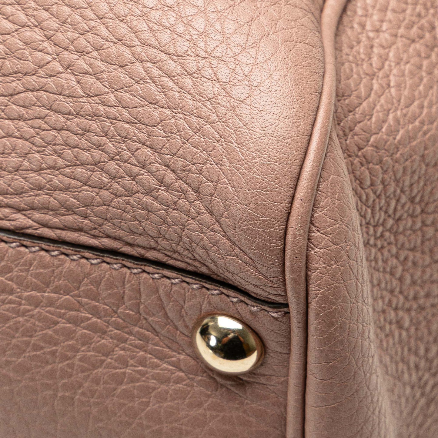 Gucci Small Calfskin Bamboo Shopper Satchel