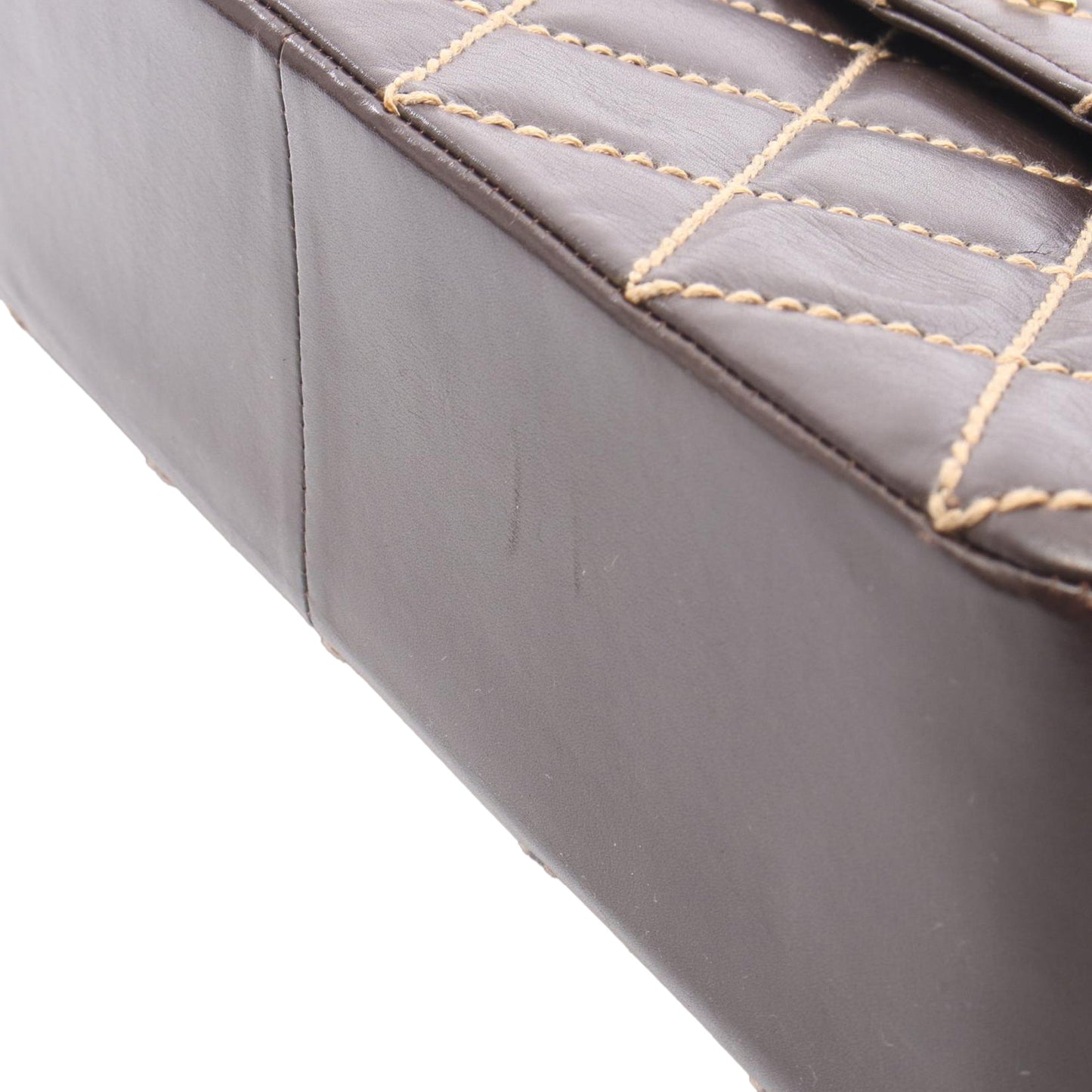 Chanel CC Calfskin Wild Stitch Flap