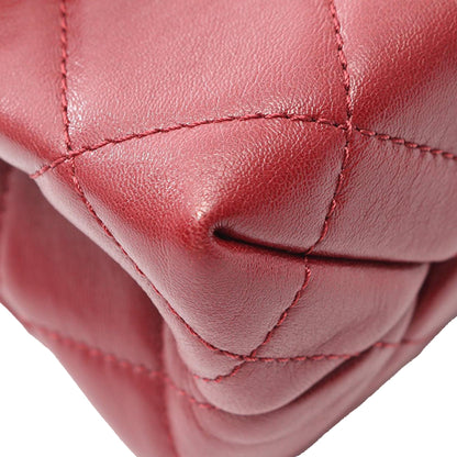 Chanel Mini Lambskin Diamond Lock Flap