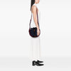 Loewe Small Leather Colorblock Horseshoe Crossbody