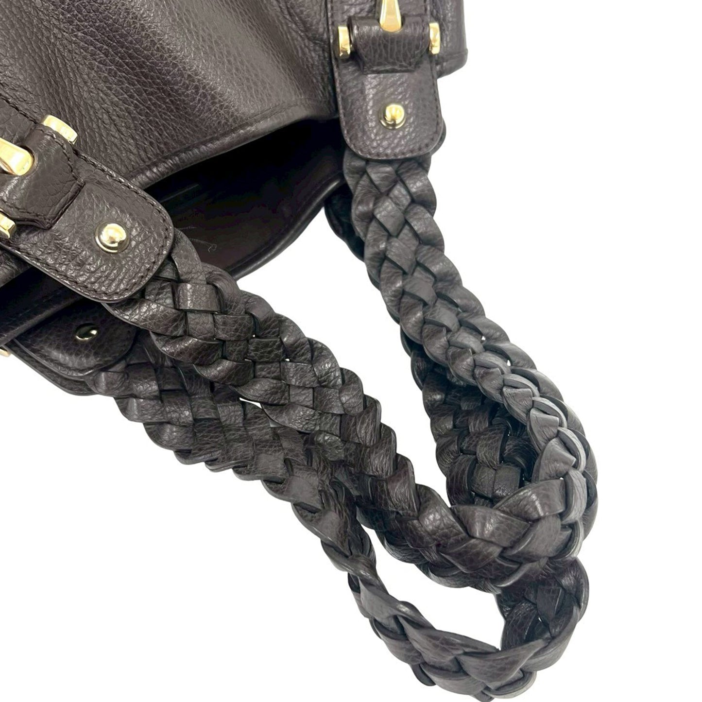 Gucci Leather Horsebit Pelham Shoulder Bag