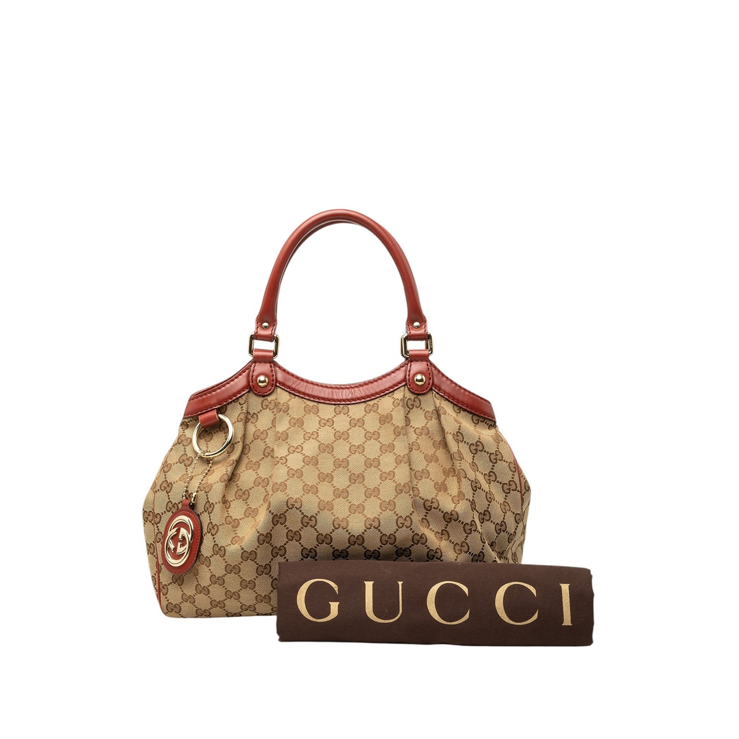 Gucci Medium GG Canvas Sukey Tote