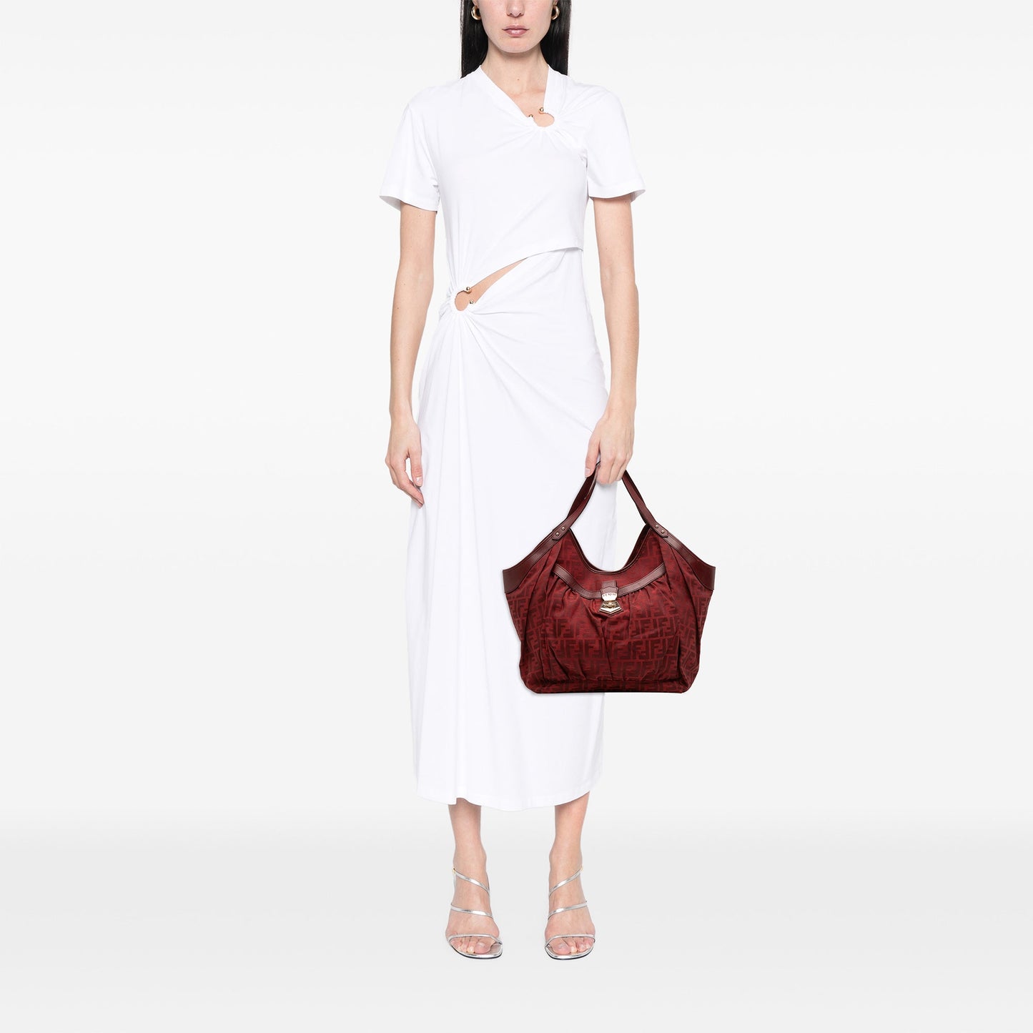 Fendi Large Zucca Canvas Chef Tote