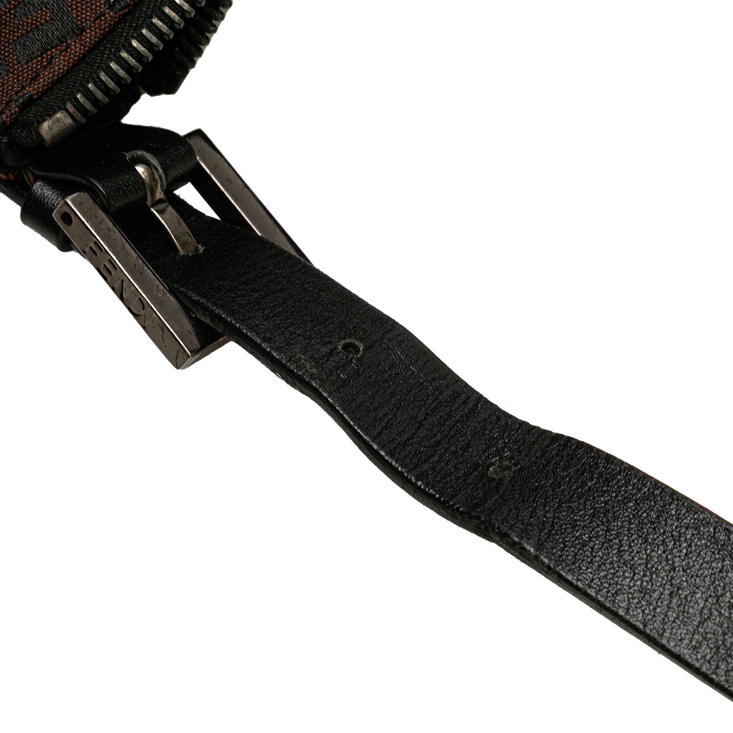 Fendi Zucchino Canvas Shoulder Bag