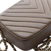 Chanel Small Chevron Calfskin Camera Case With Chain