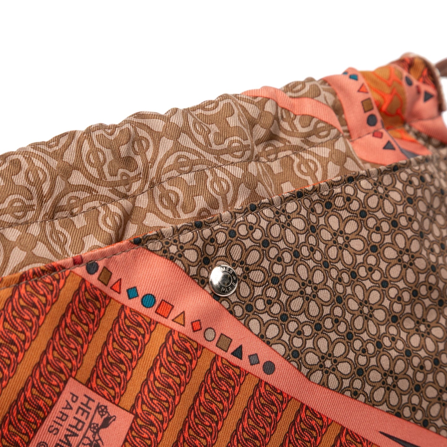 Hermès Silk Carre en Cravates Fourbi 20 Insert Pouch