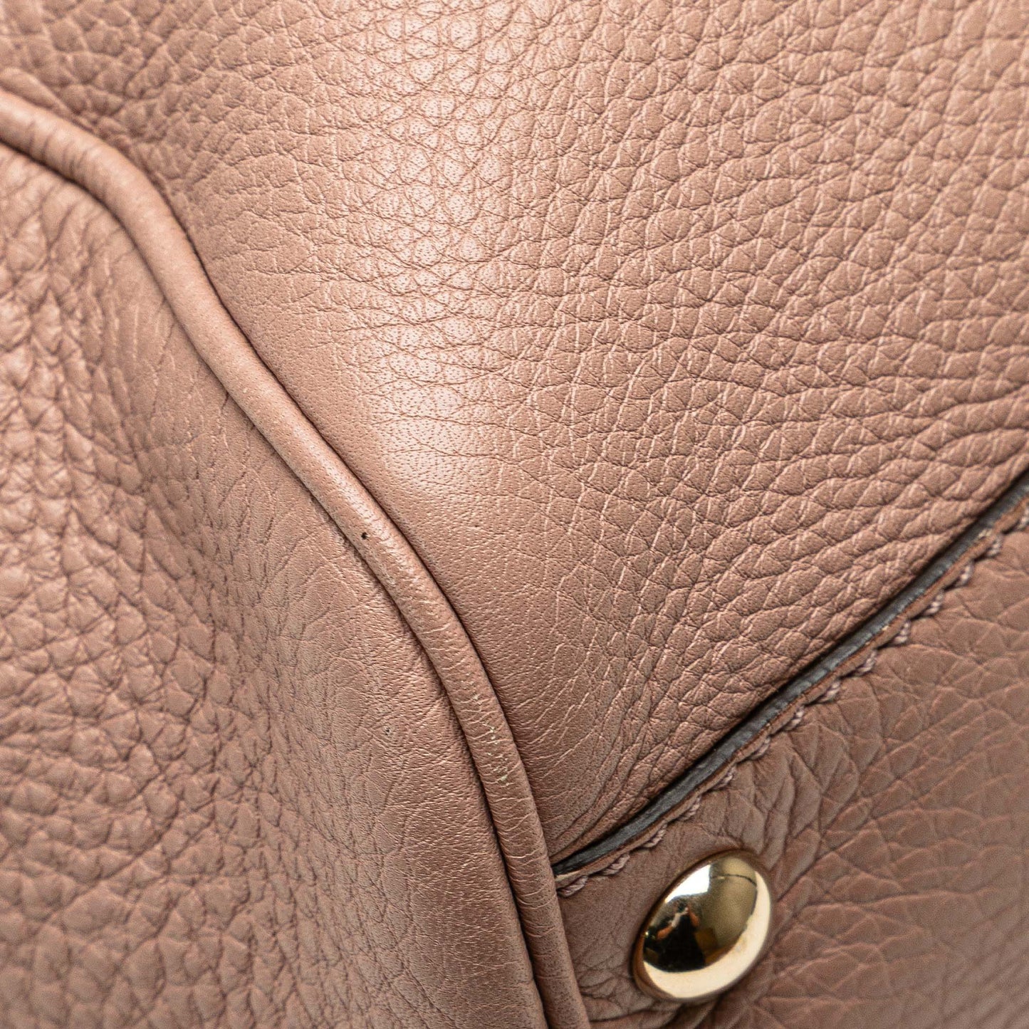 Gucci Small Calfskin Bamboo Shopper Satchel