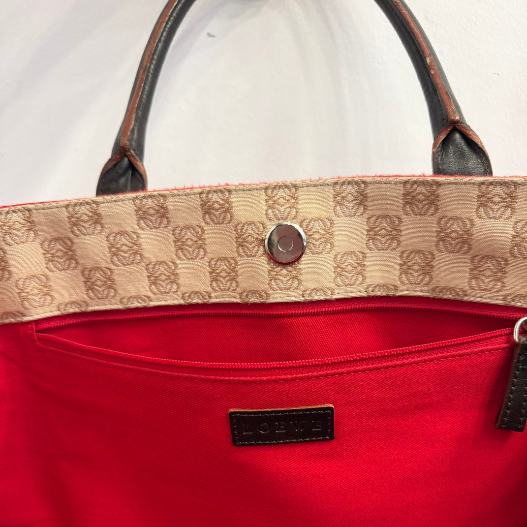 Loewe Anagram Canvas Tote