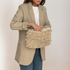 Fringe Clutch Natural