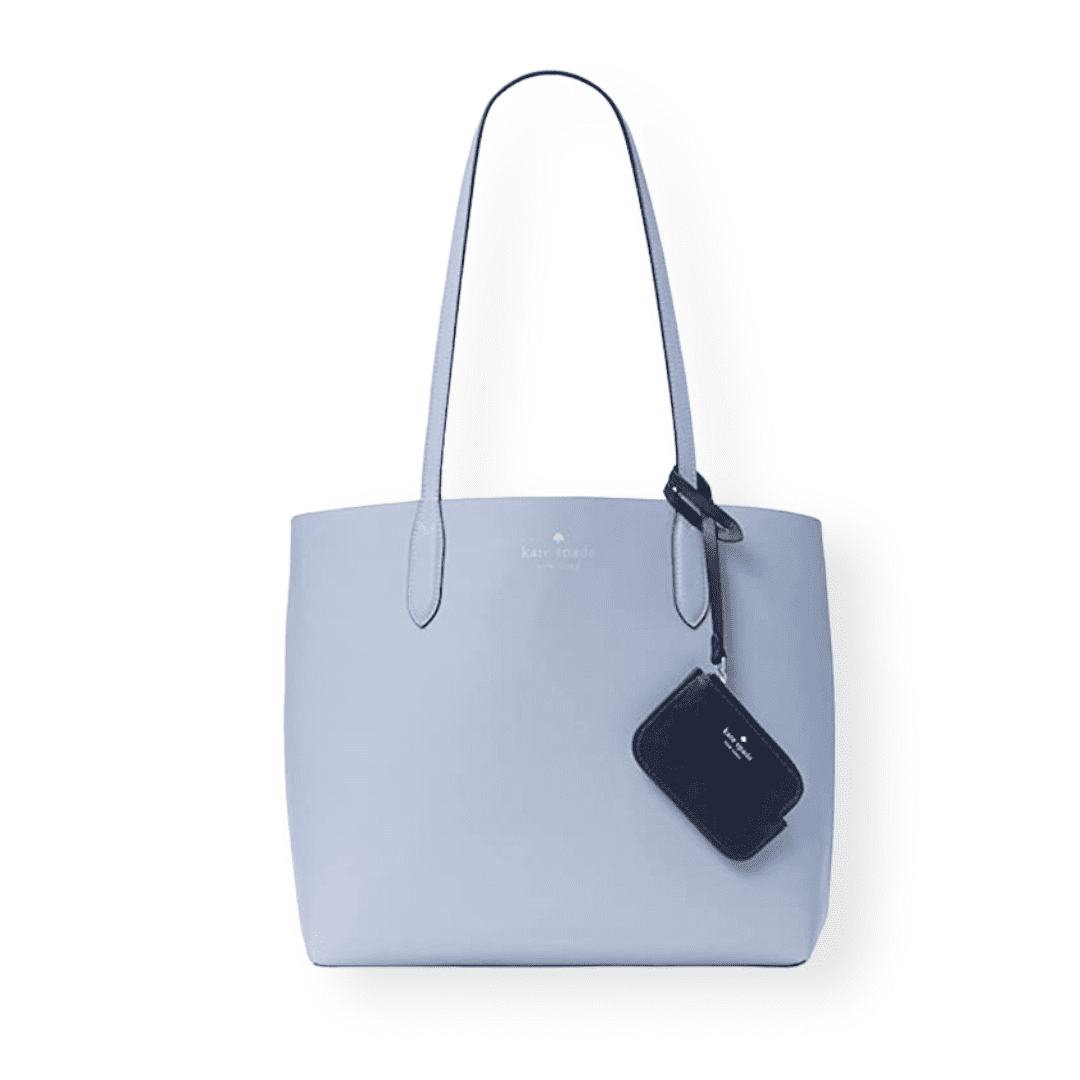Kate Spade light blue handbag, used only a handful... - Depop